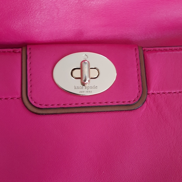 Kate Spade Pink Leather Handbag - Picture 3 of 9